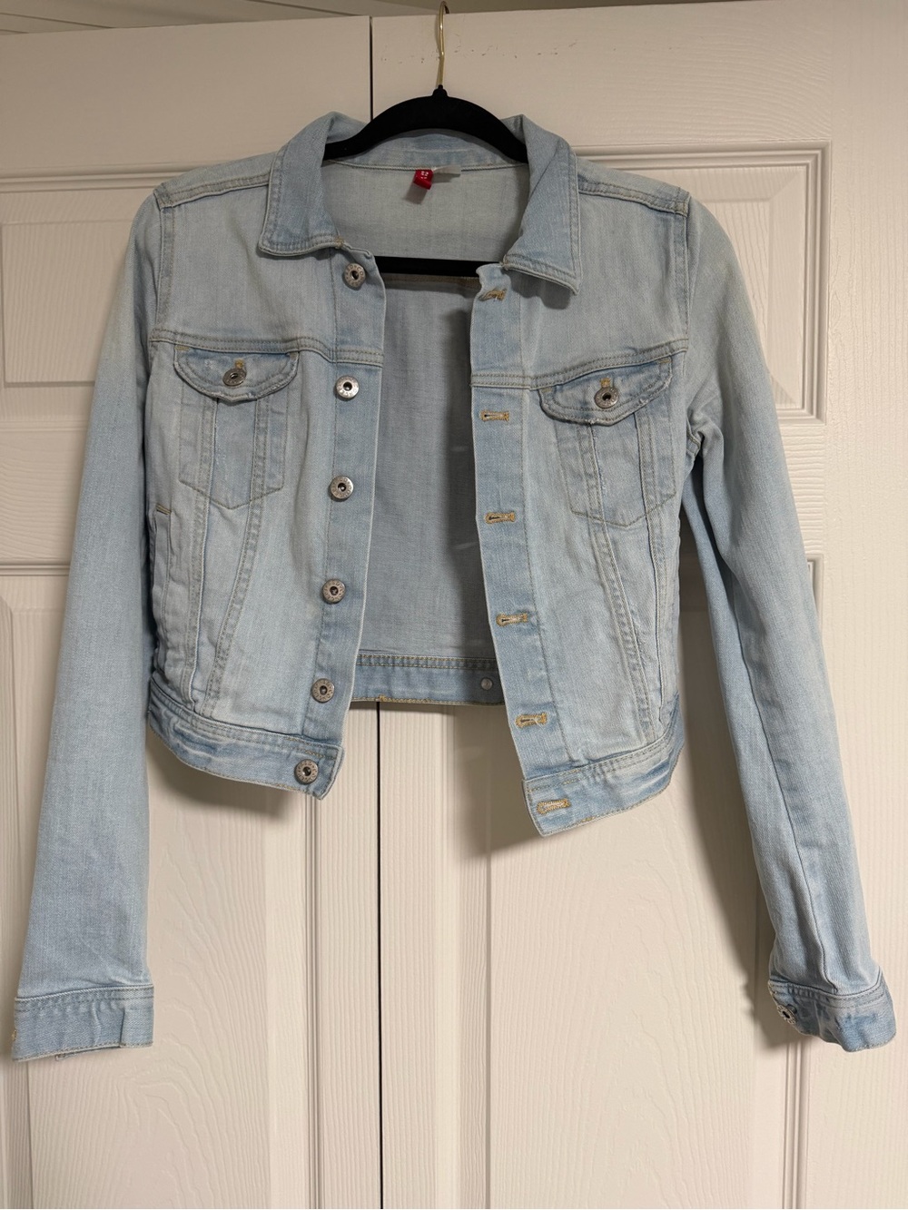 H&M Divided Light Blue Denim Jean Jacket - Women's